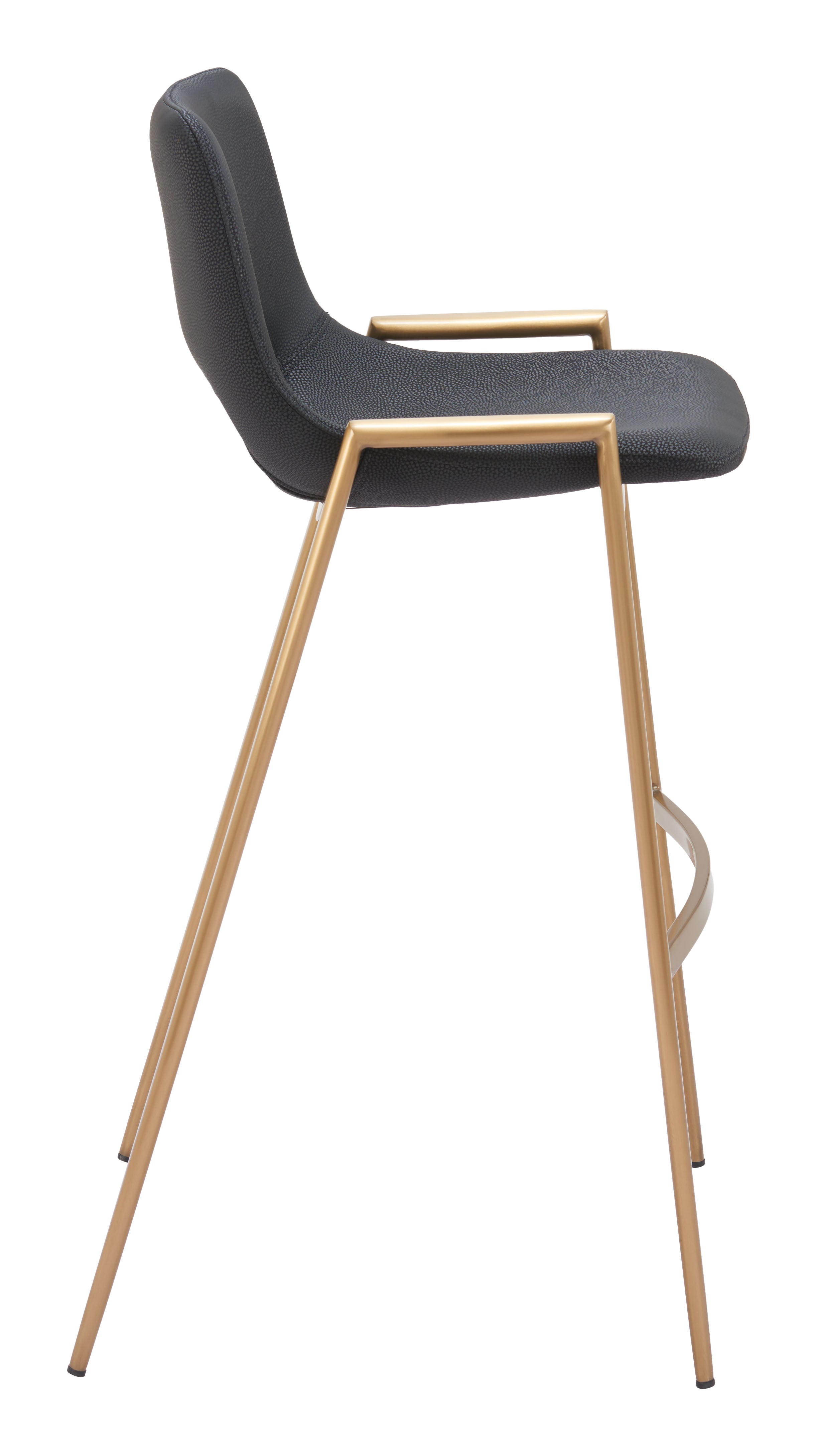 Desi Barstool Black & Gold