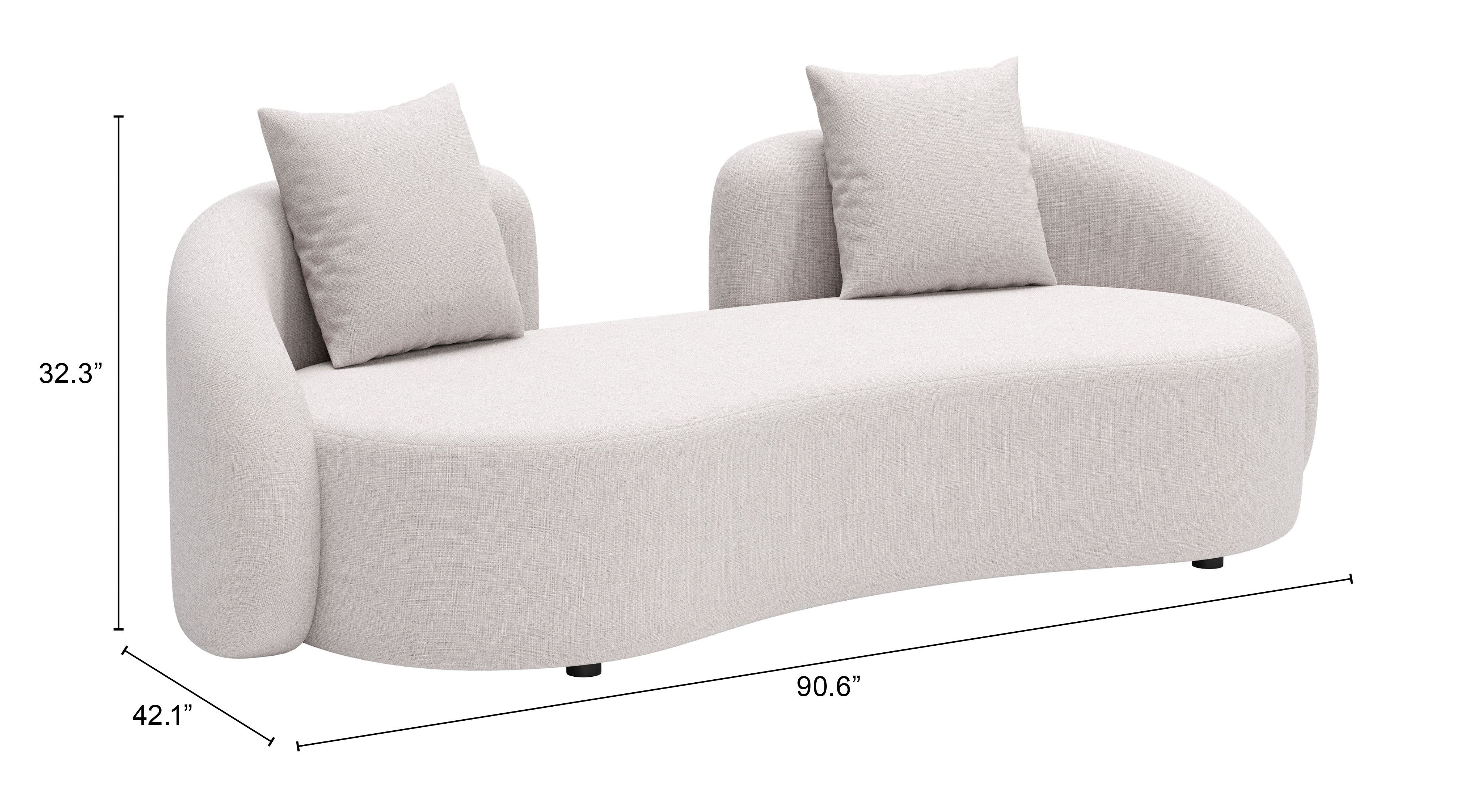 Sunny Isles Loveseat Beige