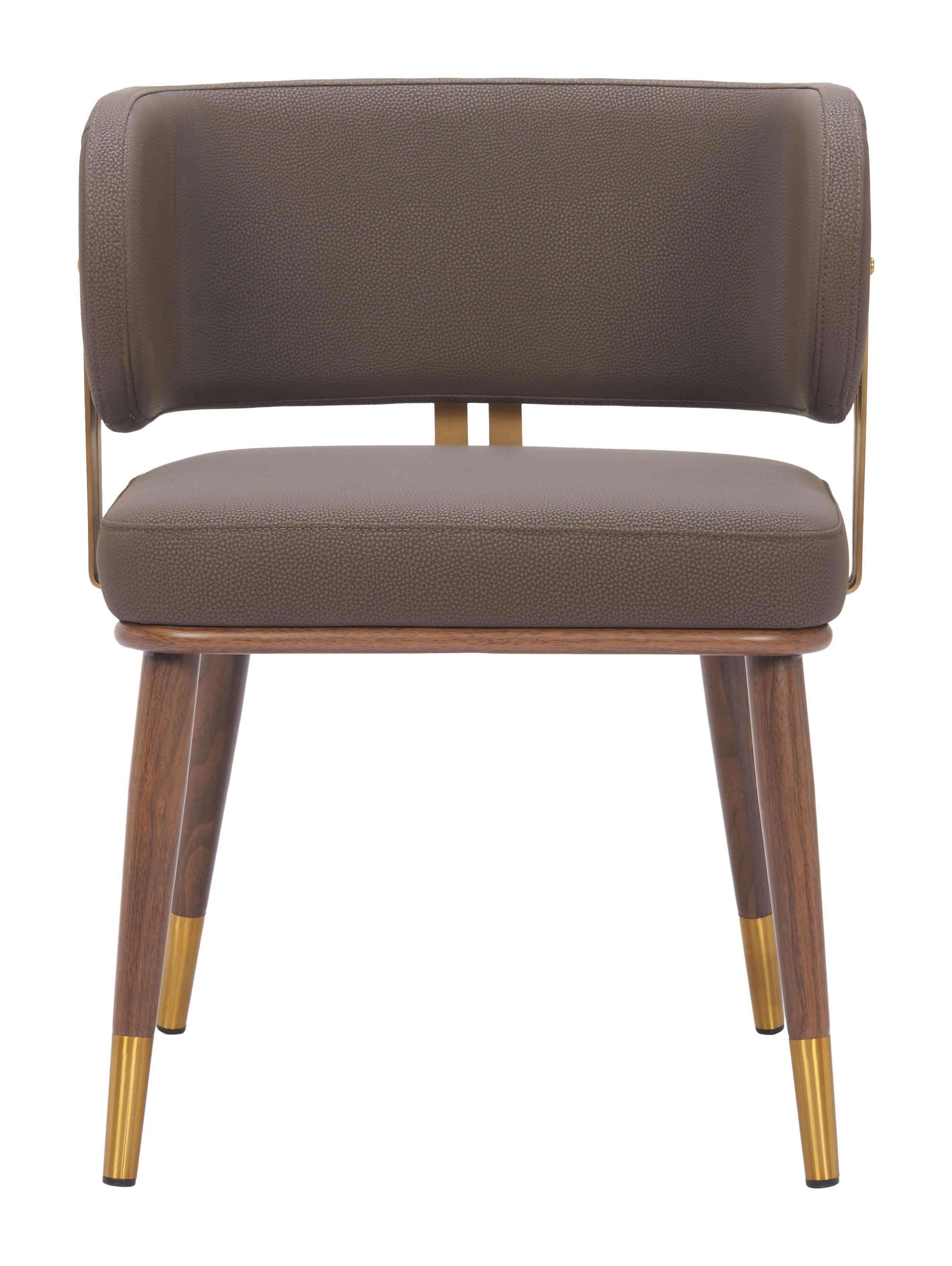 Brew Dining Chair Brown & Walnut