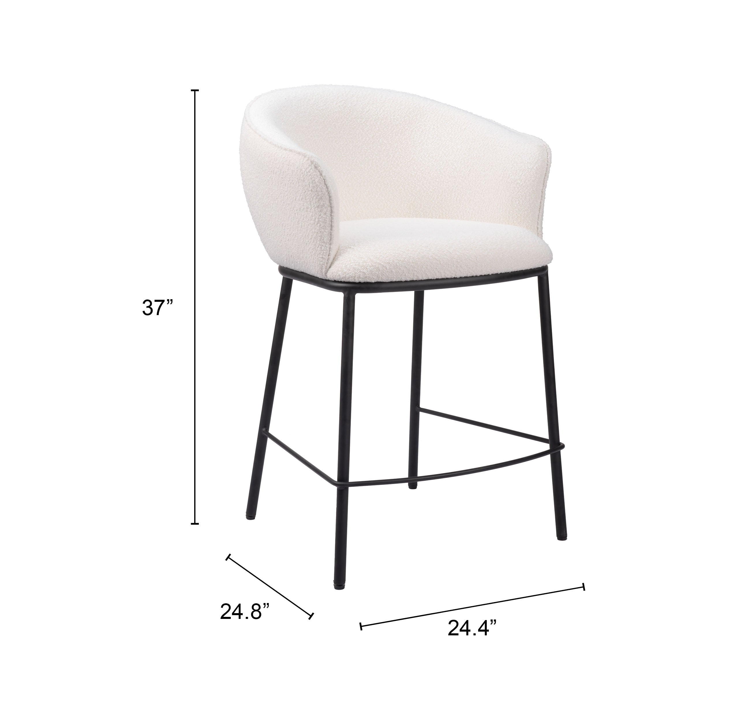 Essen Counter Stool Ivory