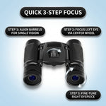 Step-by-step guide to adjusting binocular focus and diopter settings