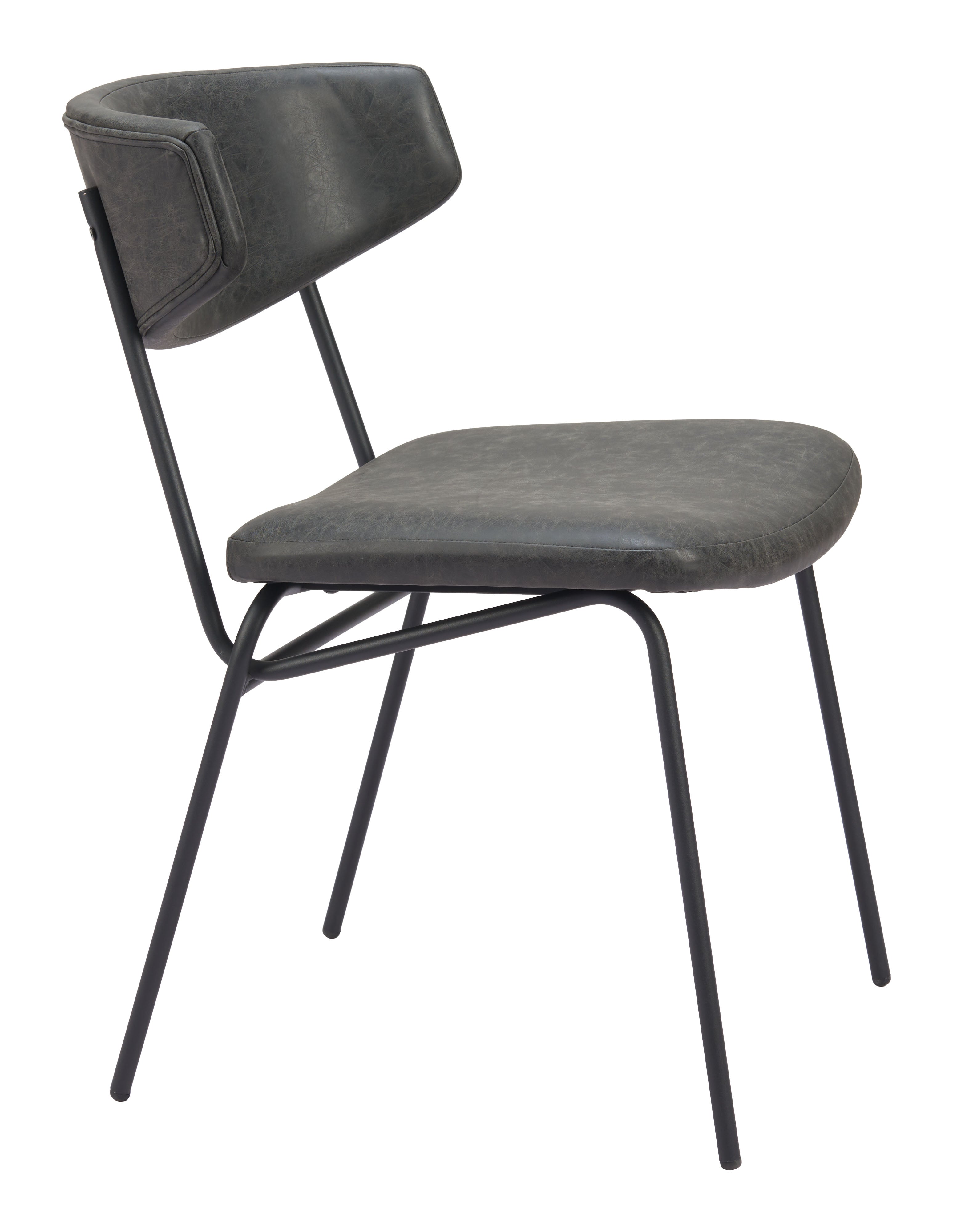 Charon Dining Chair (Set of 2) Vintage Black