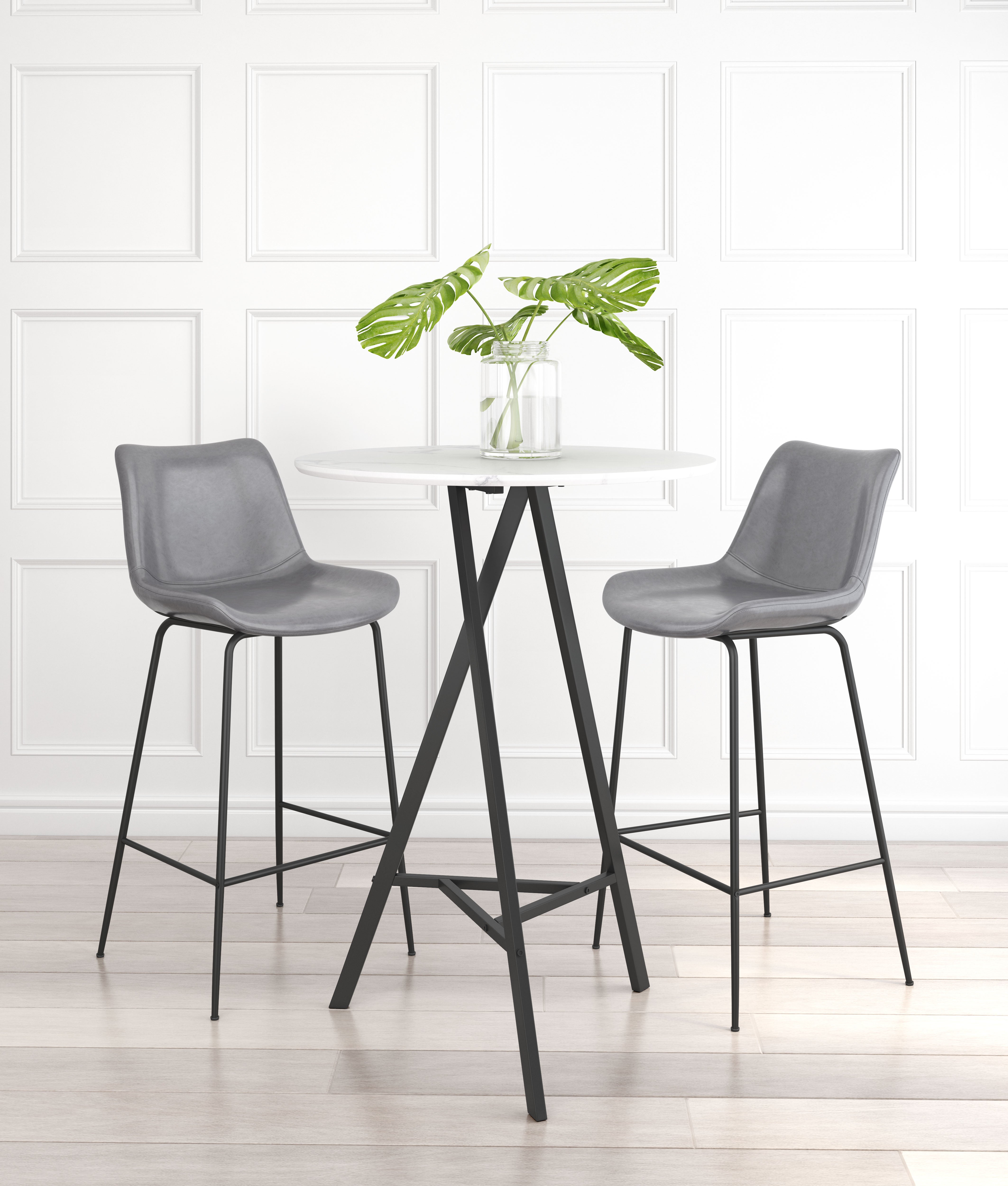 Byron Barstool Gray