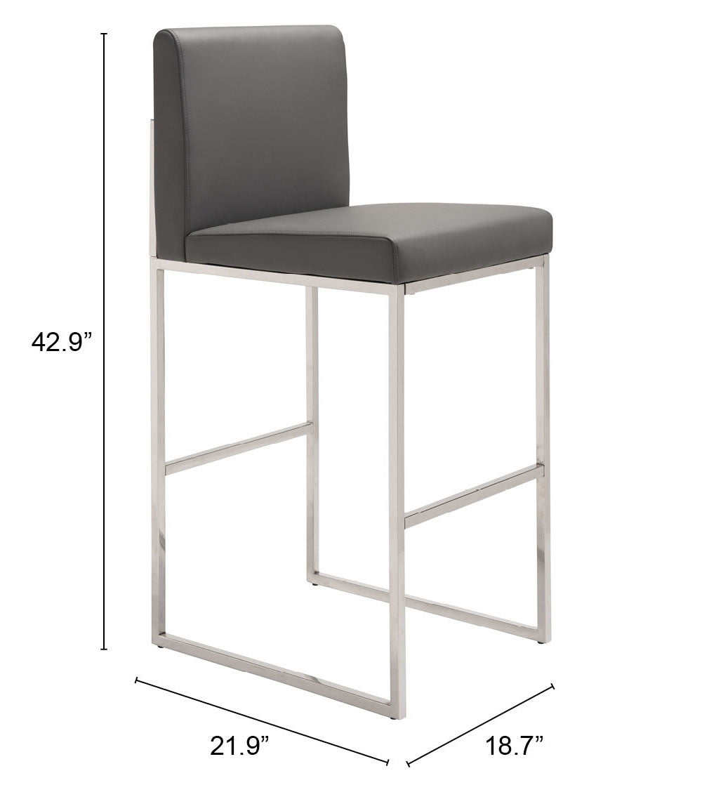 Genoa Barstool Gray