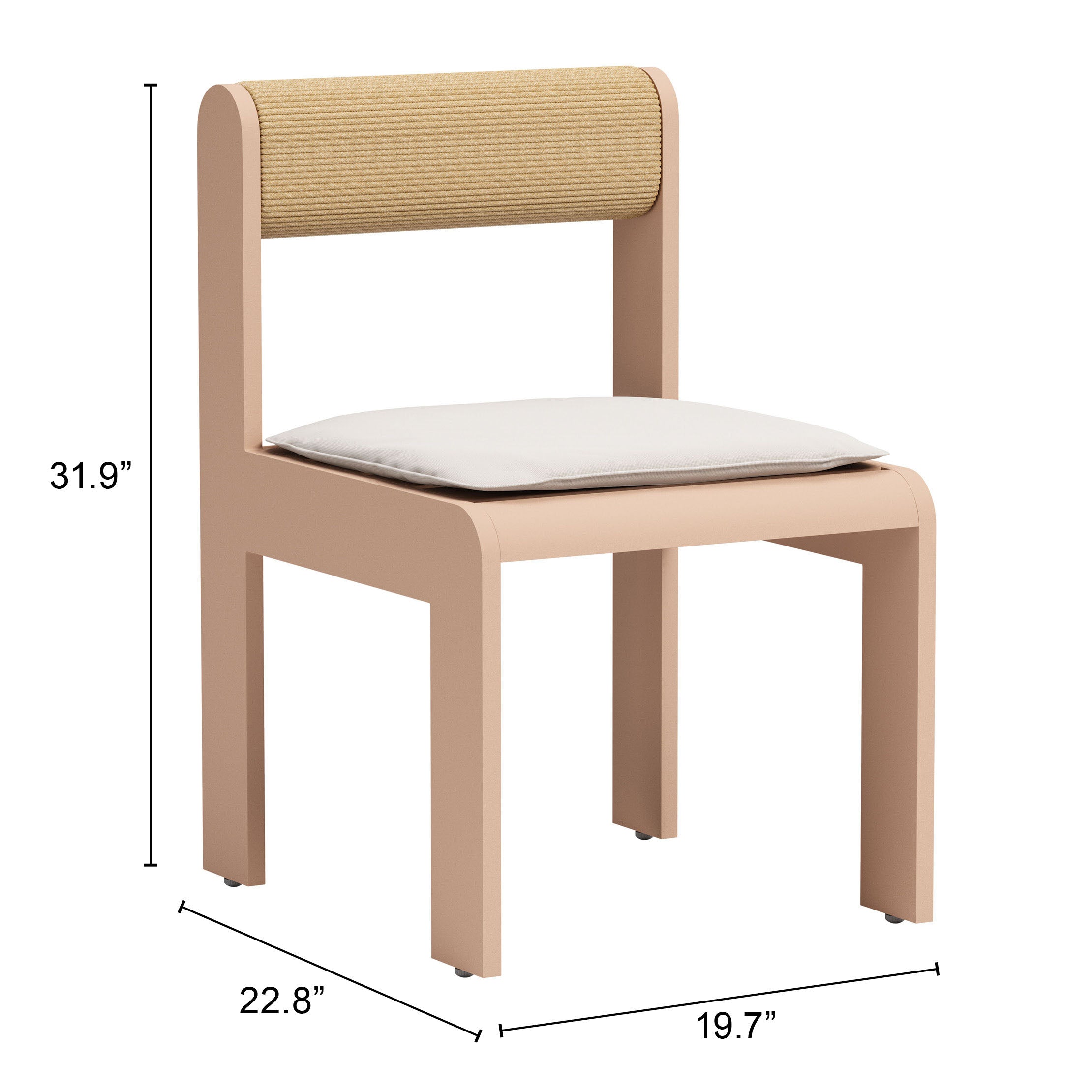 Island Dining Chair (Set of 2) White