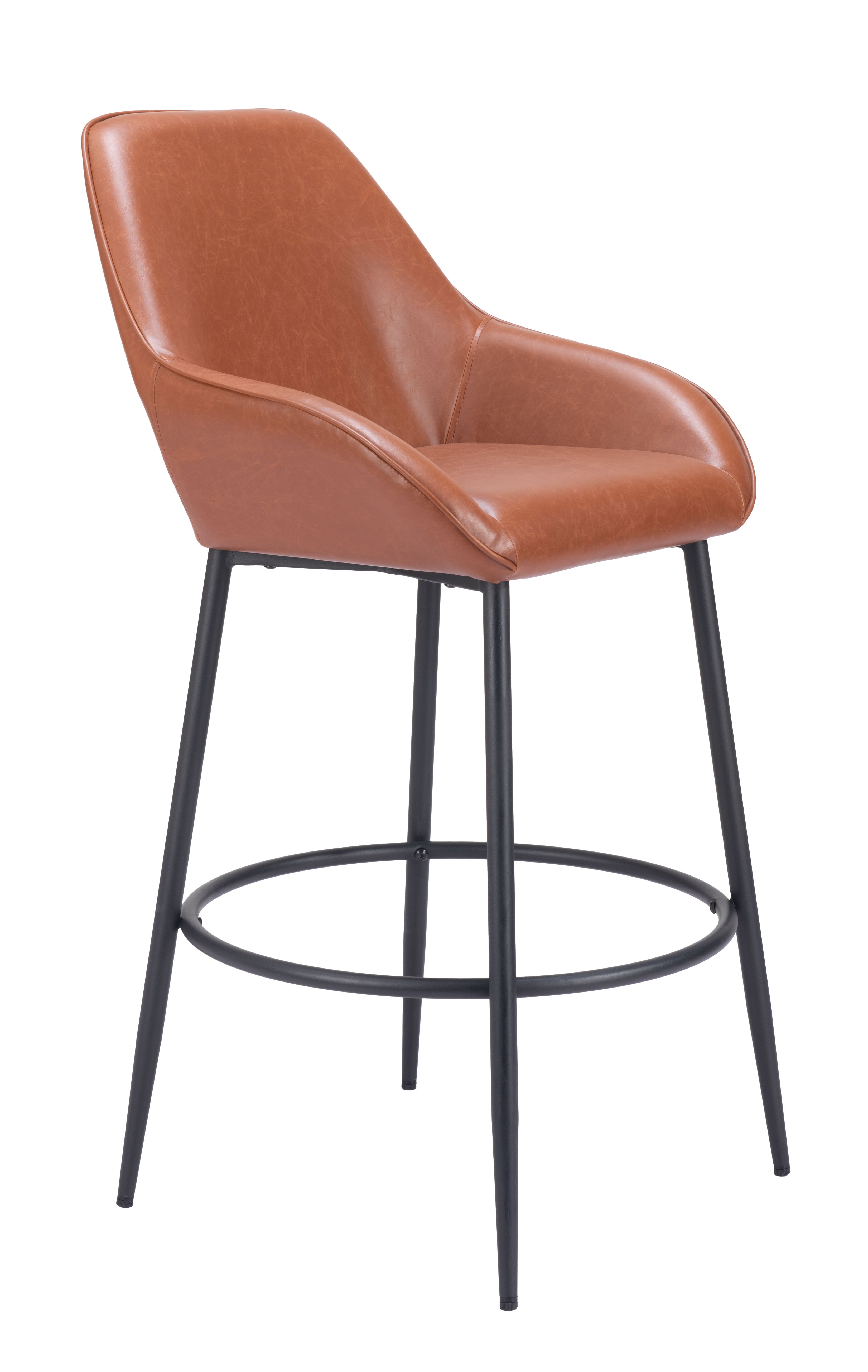 Vila Barstool (Set of 2) Brown