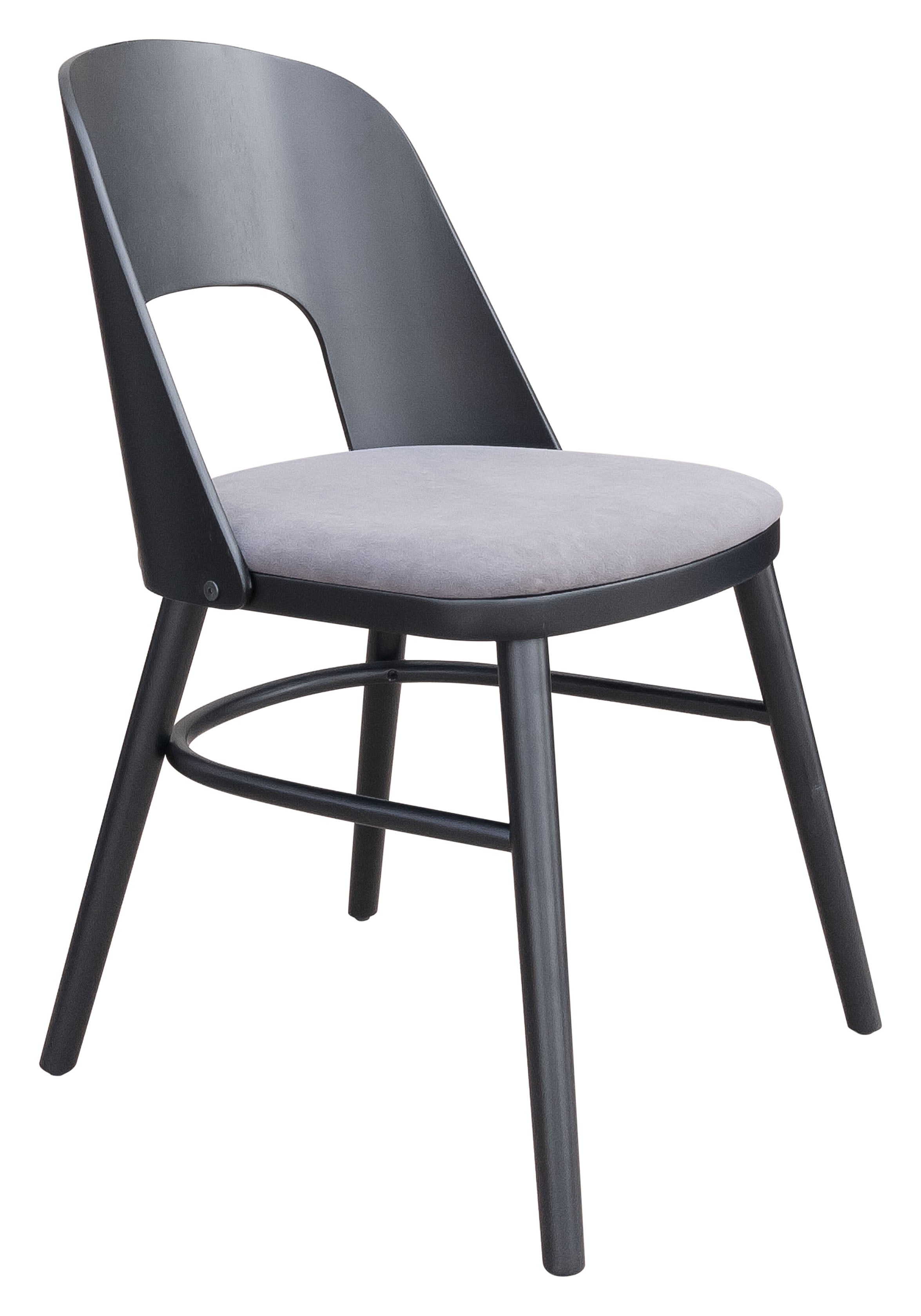 Iago Dining Chair (Set of 2) Gray & Black