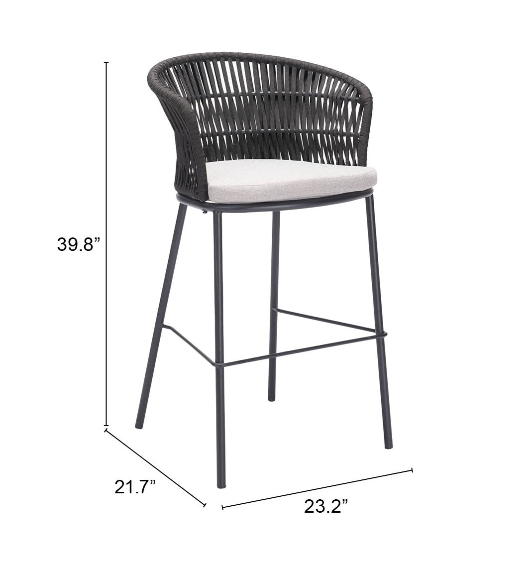 Freycinet Barstool Black