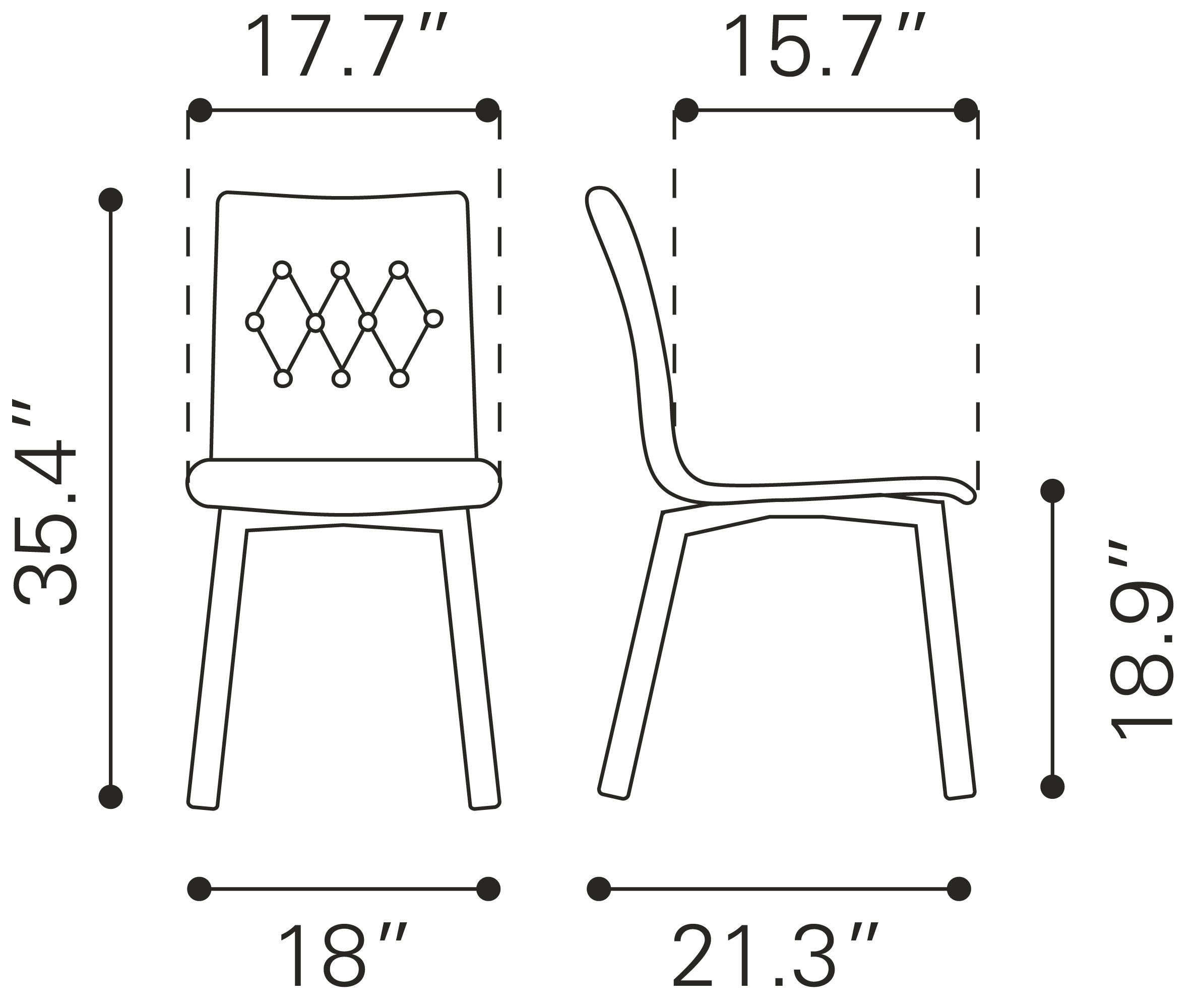 Orebro Dining Chair Graphite