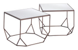 Arzon Coffee Table Set Bronze