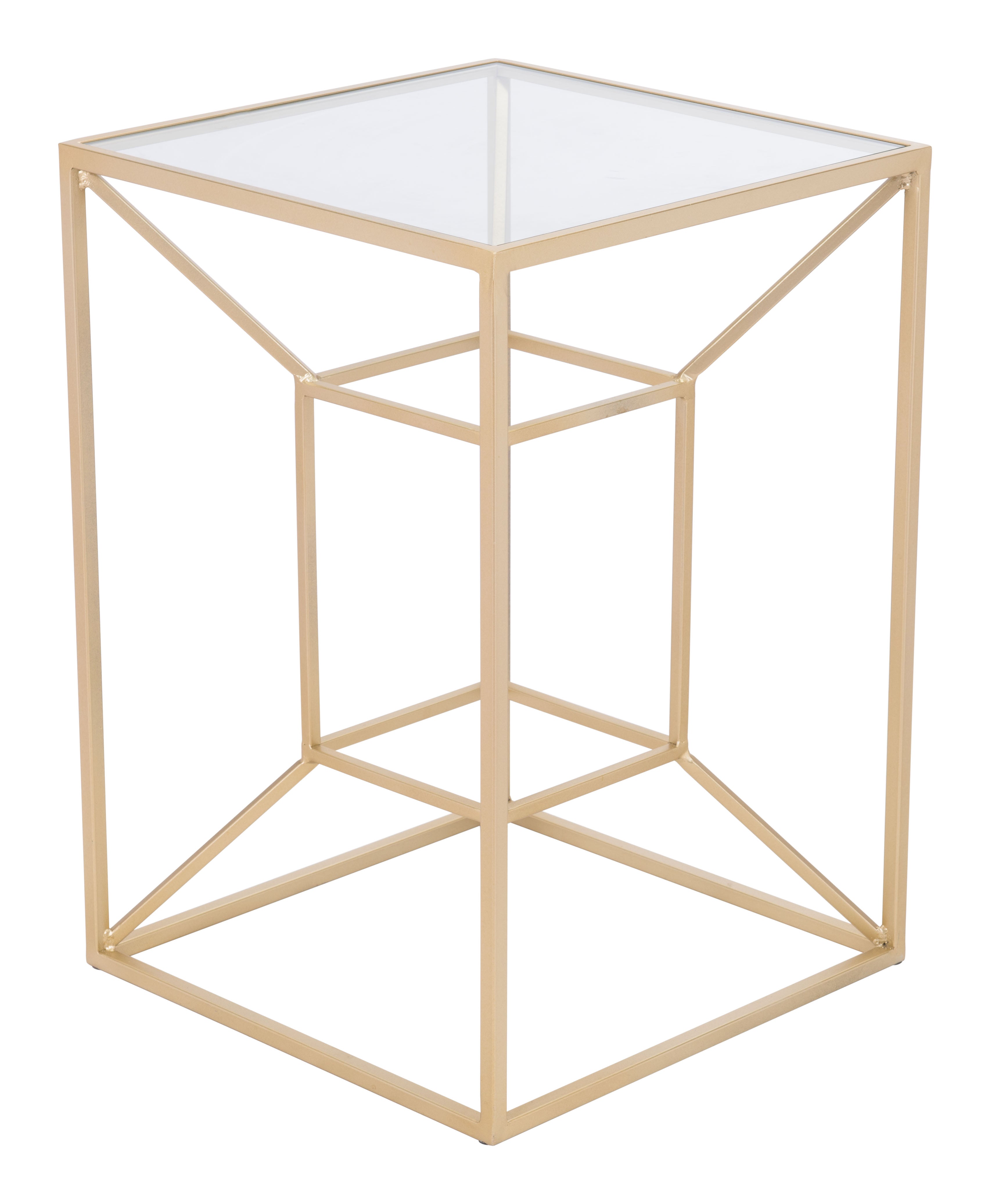 Canyon Side Table Gold