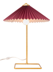 Charo Table Lamp Red & Gold