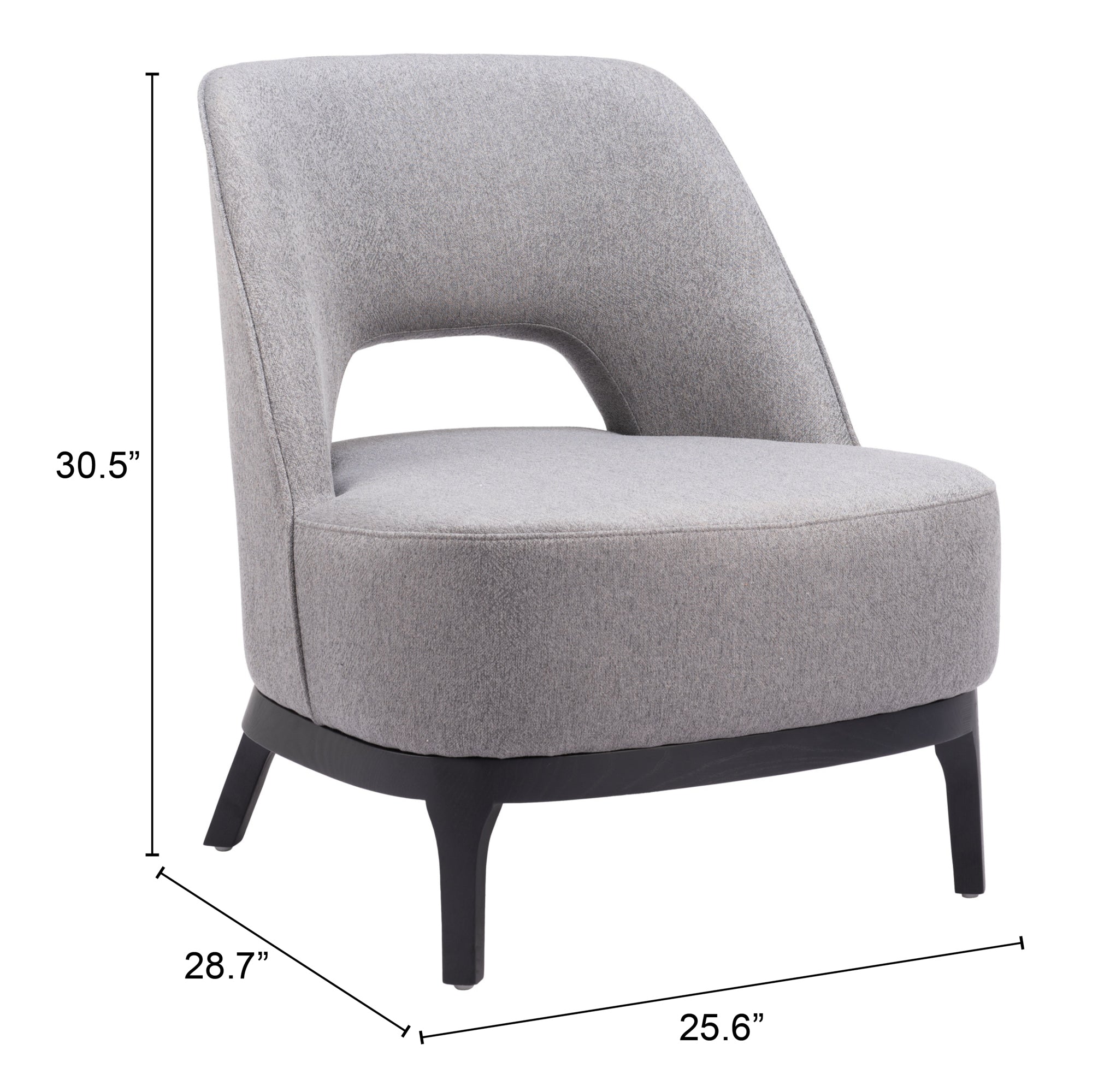 Mistley Accent Chair Gray