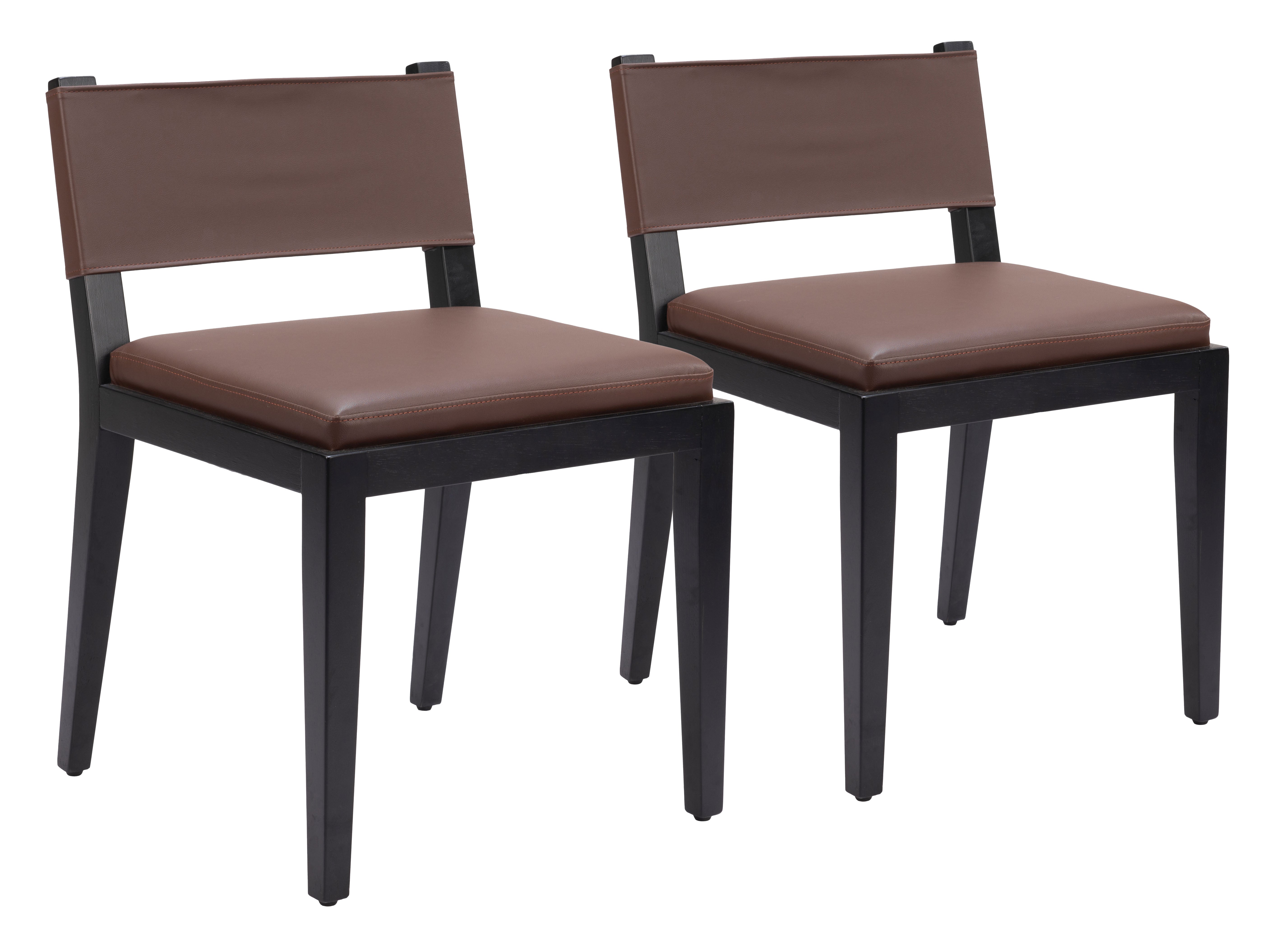 Roxas Dining Chair (Set of 2) Brown