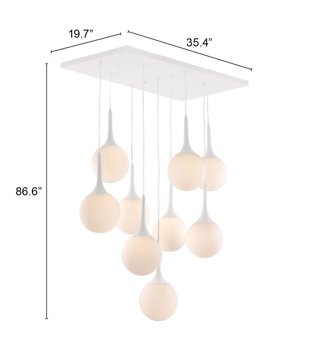 Epsilon Ceiling Lamp White