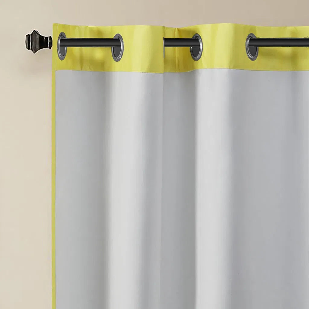 Chevron Printed Room Darkening Grommet Top Panel Pair