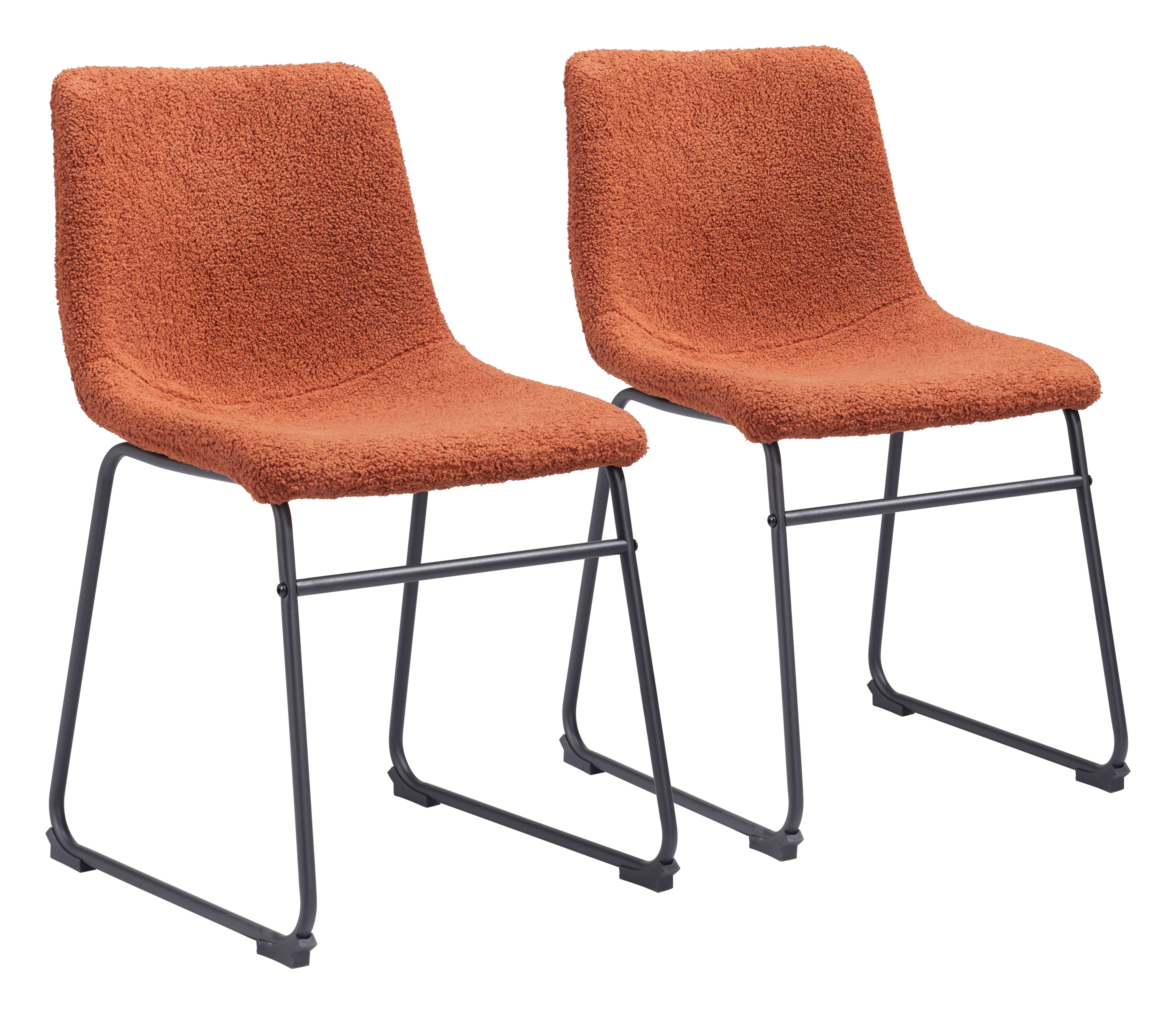 Smart Dining Chair (Set of 2) Burnt Orange