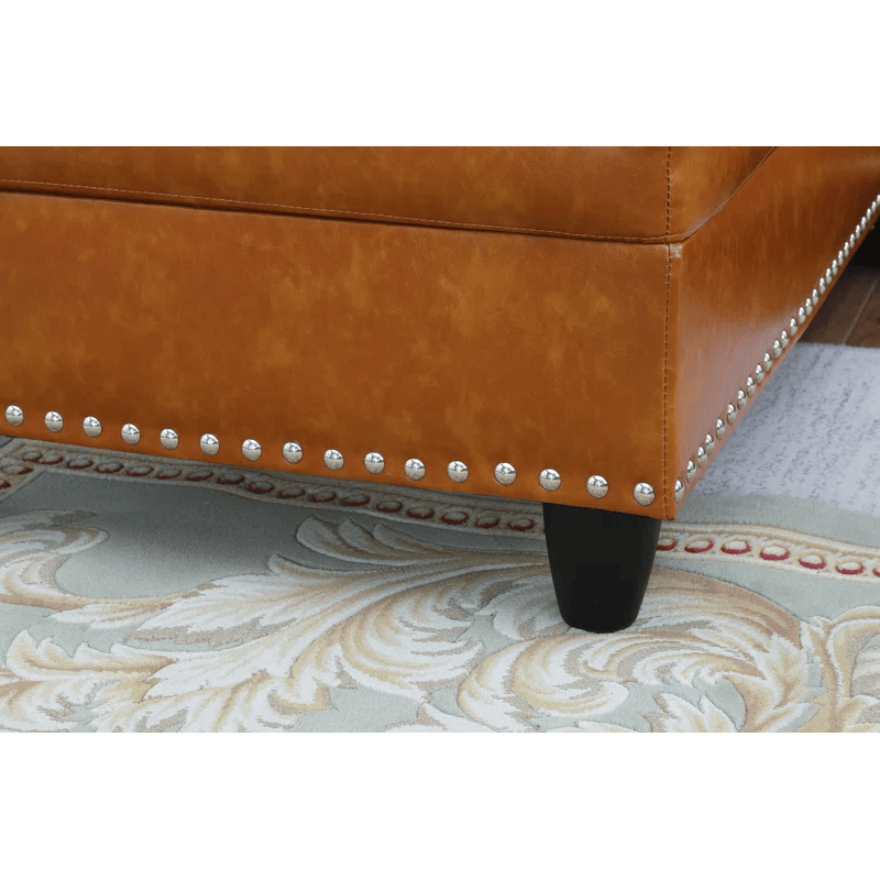 2 - Piece Irine Faux Leather Sectional Sofa