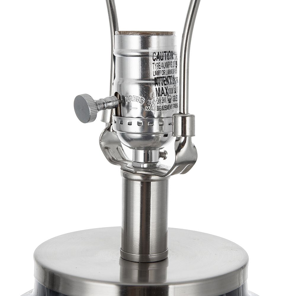 D16.9''xH28'' Ellis Glass Table Lamp