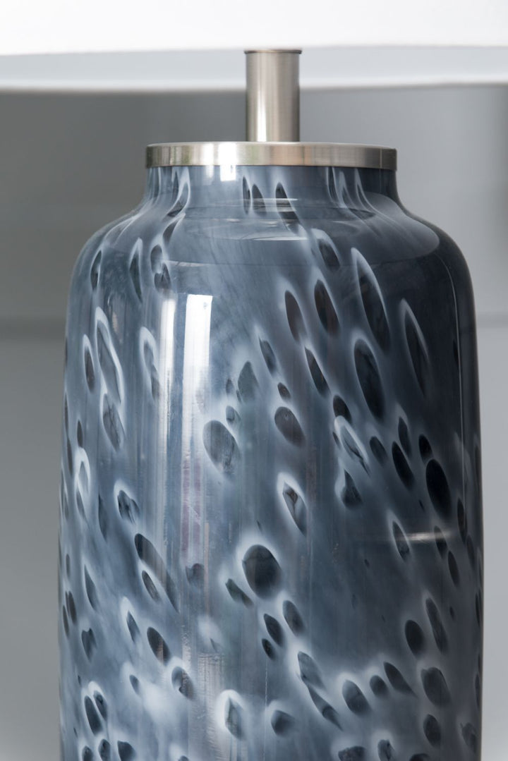 D16.9''xH28'' Ellis Glass Table Lamp