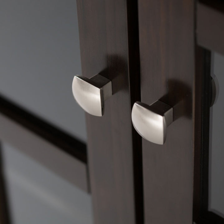 Acadian - Wide Storage Cabinet - Brunette Brown