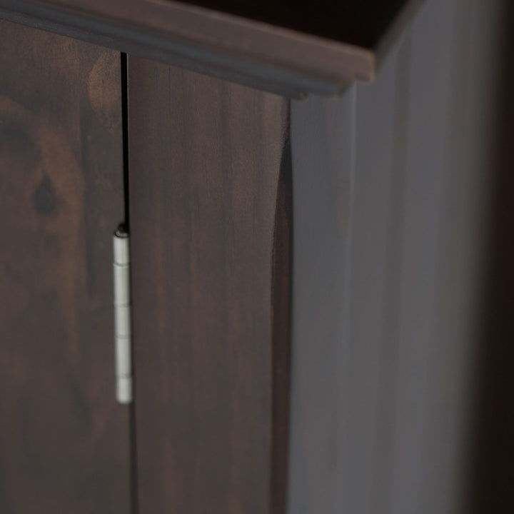 Acadian - Wide Storage Cabinet - Brunette Brown