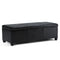 Avalon - Storage Ottoman Bench - Midnight Black