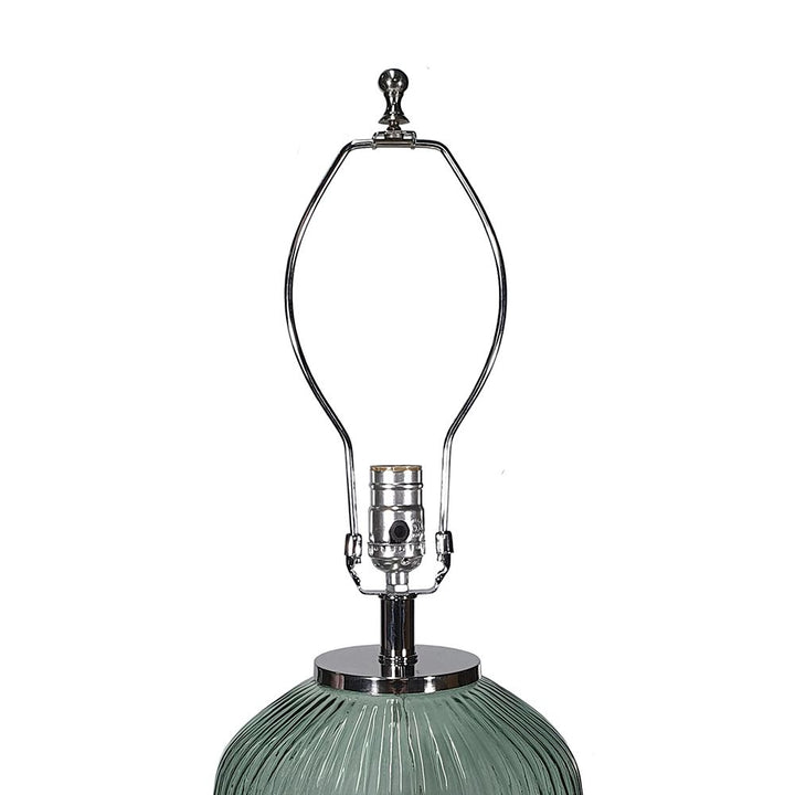 D16x27" Glass Table Lamp