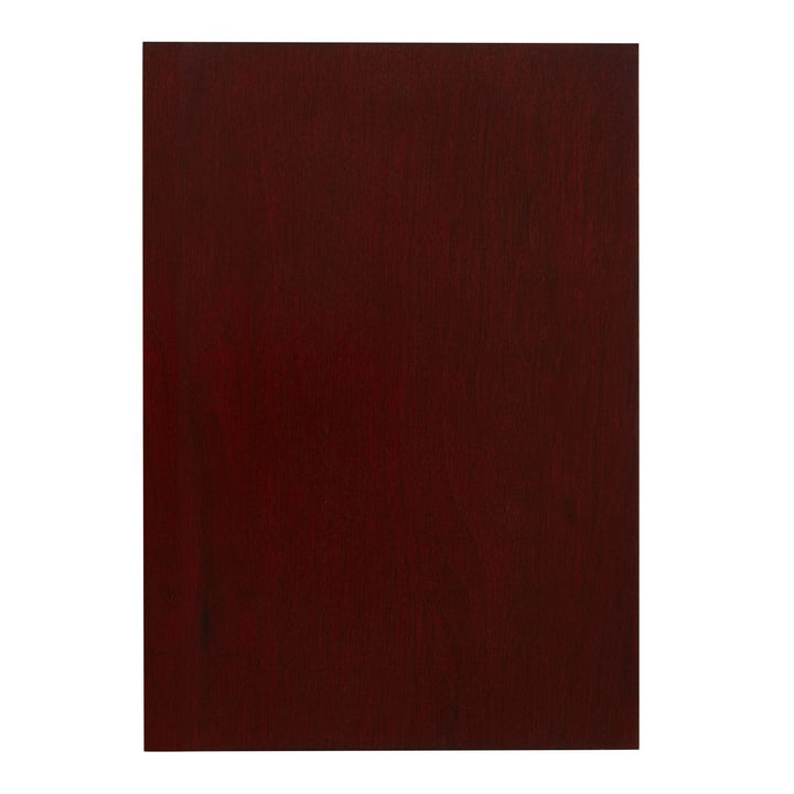 Corner Curio Dispaly Cabinet with Lights, Adjustable Tempered Glass Shelves, Mirrored Back,Cherry(E26 light bulb not included)