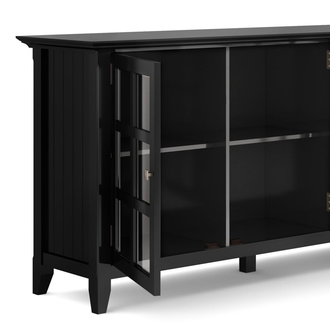 Acadian - Wide Storage Cabinet - Black