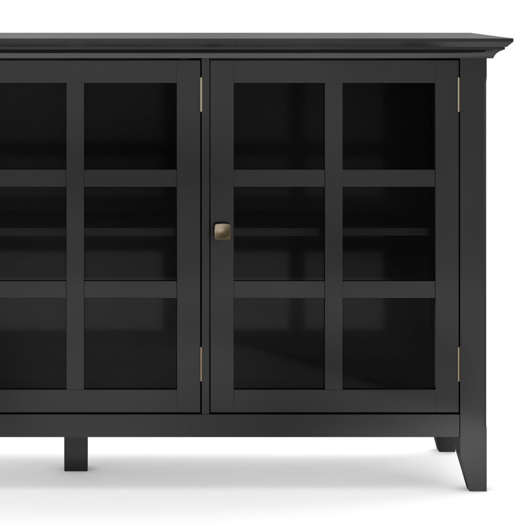 Acadian - Wide Storage Cabinet - Black
