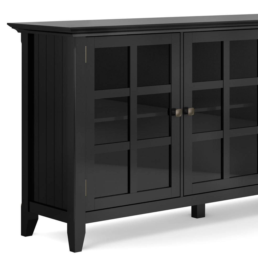 Acadian - Wide Storage Cabinet - Black