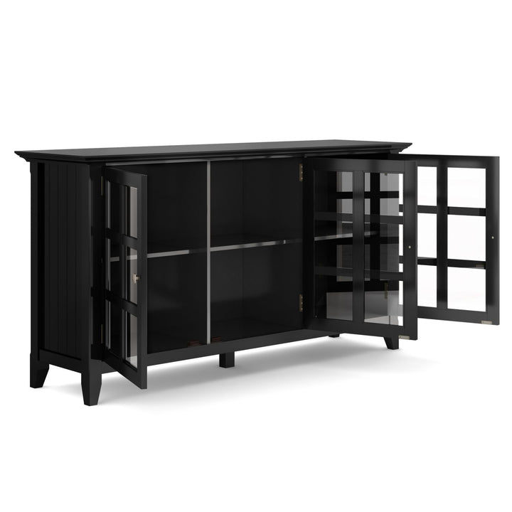 Acadian - Wide Storage Cabinet - Black
