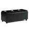 Avalon - Storage Ottoman - Midnight Black