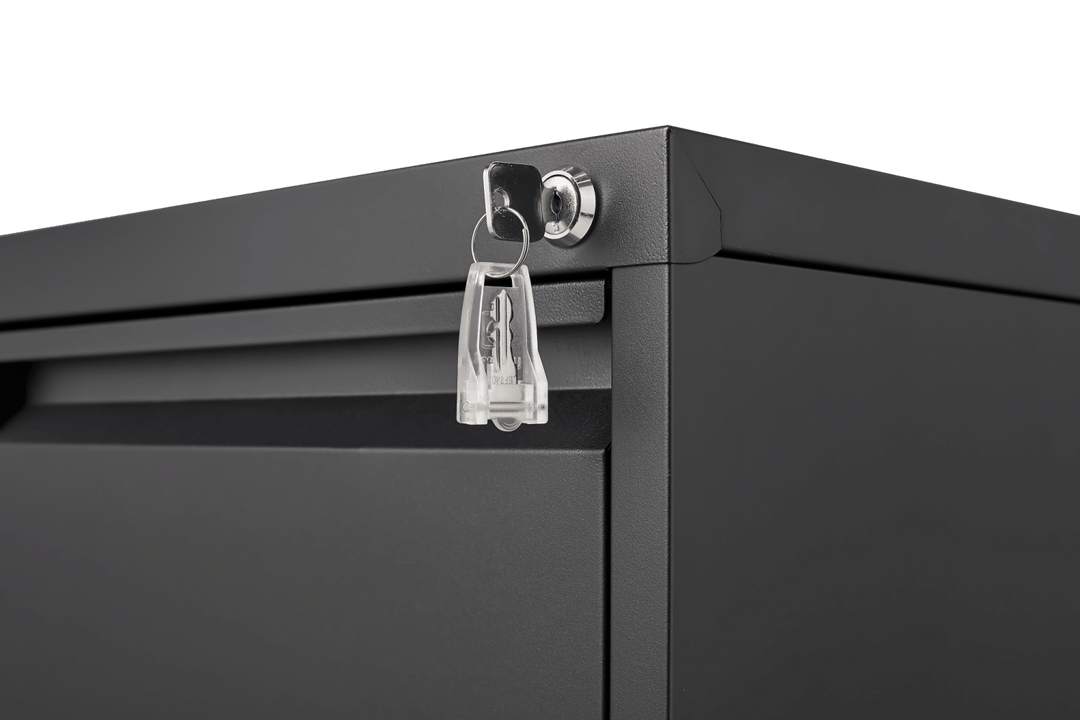 4 Drawer Vertical File Cabinet with Lock,Filing Cabinet, Metal Filing Cabinet for Home Office Organizer Storage Cabinet Letter Size/A4/Legal File