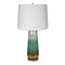 D16x30" Glass Table Lamp