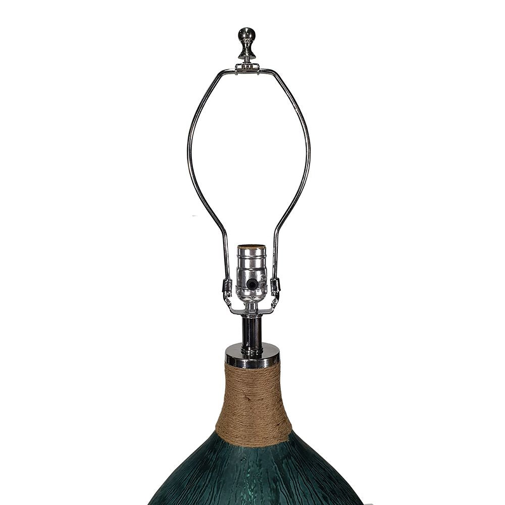 D16x28.5" Glass Table Lamp