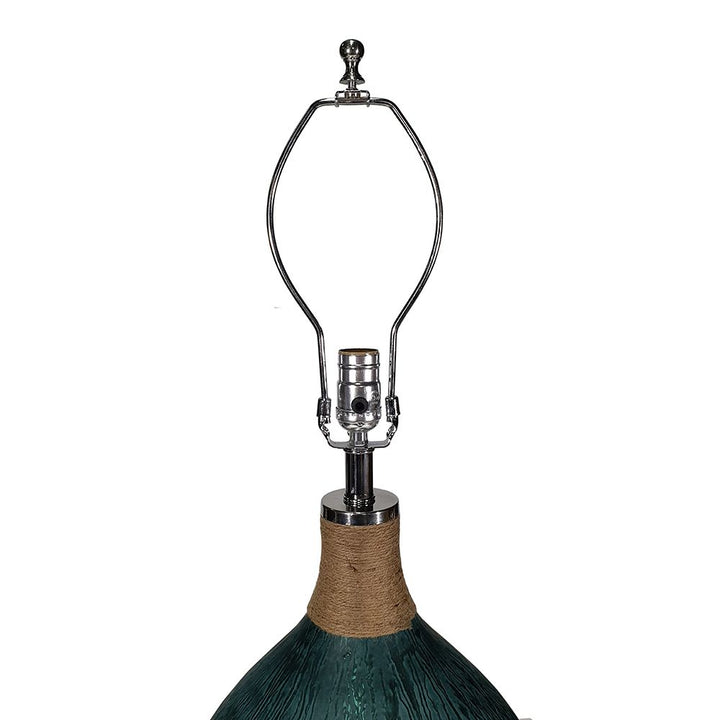 D16x28.5" Glass Table Lamp