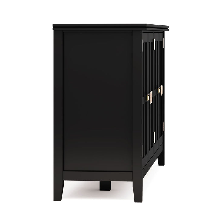 Artisan - Wide 4 Door Storage Cabinet - Black