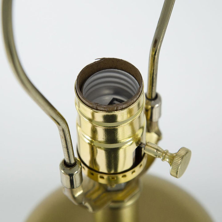 16x16x29.8" Gold and Black Table Lamp with Contemporary Disc Design