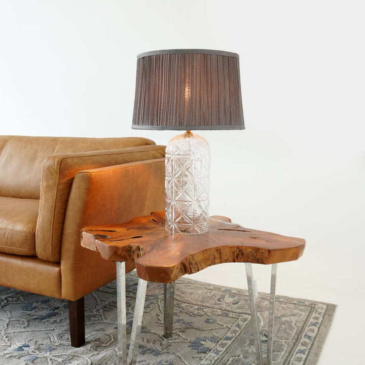 High Quality Hotel European Modern Bed Side nightstand Decorative Led Table/desk Lamp Luxora Table Lamp Gold - Clear and Grey 110-120V