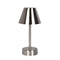 Elegance Rechargeable LED Table Lamp Brushed Nickel LED Touch Switch