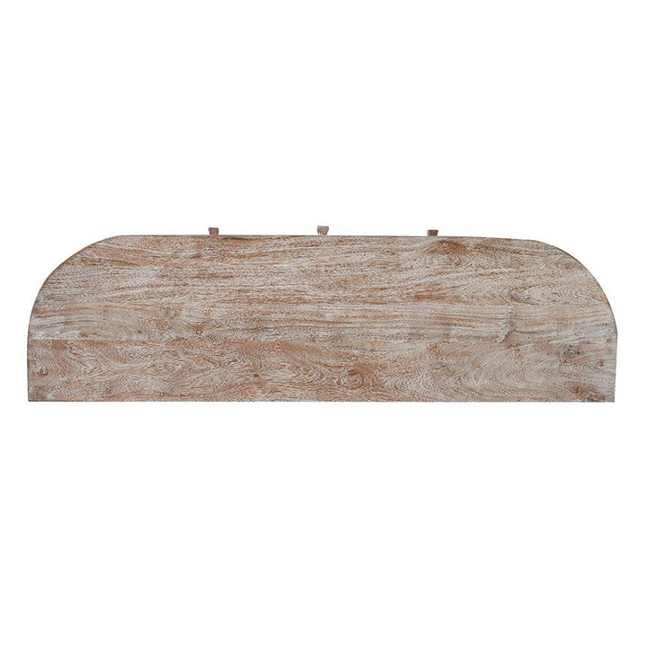 57x16x33" Tv Console With Cane Doors