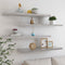 Floating Wall Shelves 4 pcs Concrete Gray 35.4"x9.3"x1.5" MDF