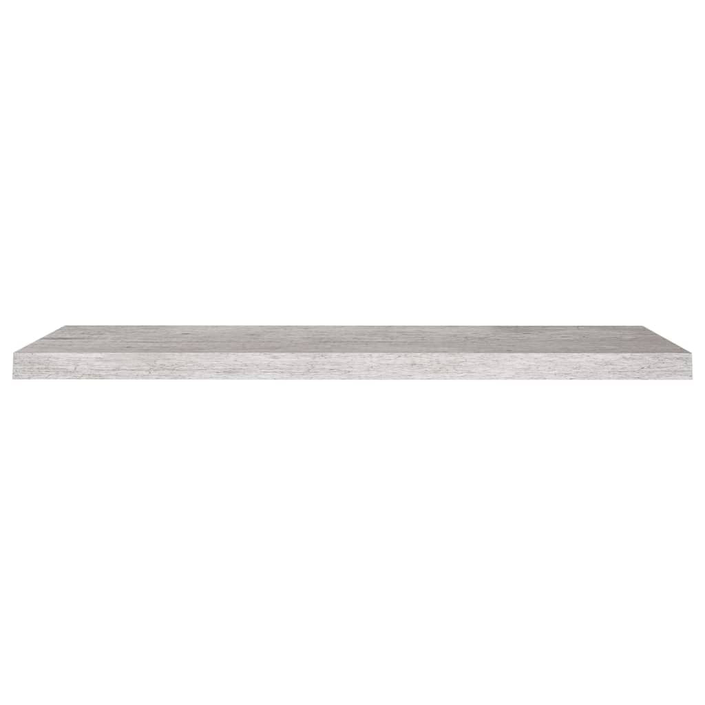 Floating Wall Shelves 4 pcs Concrete Gray 35.4"x9.3"x1.5" MDF