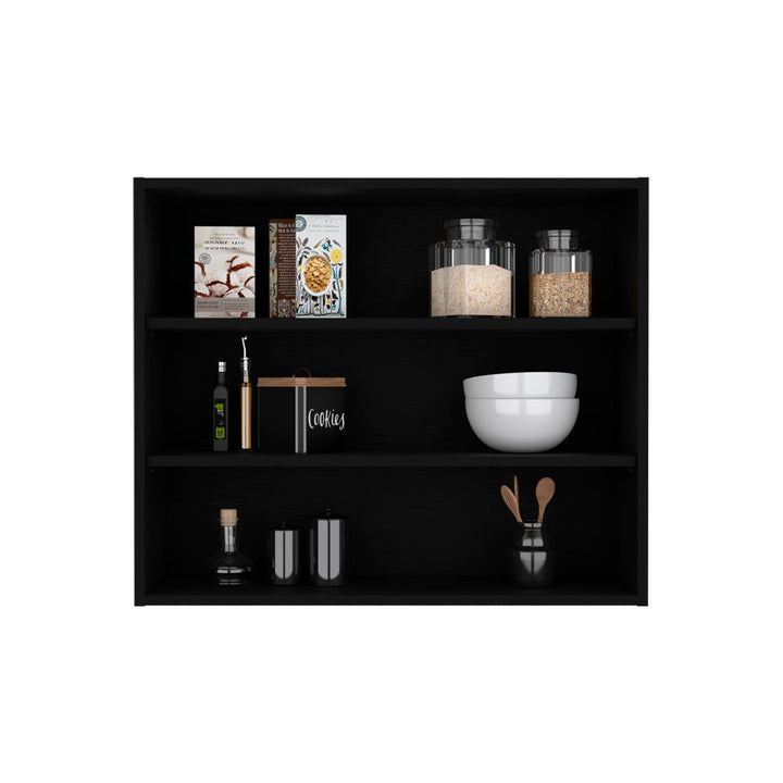 Floating Shelf Meeker, Kitchen, Black