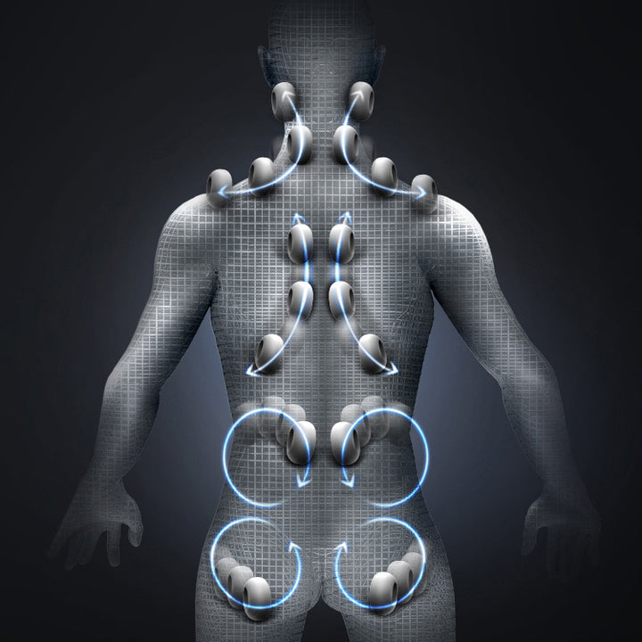 3D Full Body Zero Gravity Shiatsu Electric Massage Chair SL-Track Recliner with Airbag Speaker LCD Touch Screen+Mini Remote Voice Control Back Heat