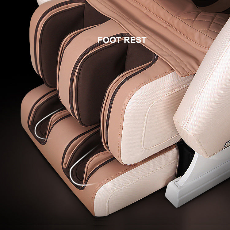 3D Full Body Zero Gravity Shiatsu Electric Massage Chair SL-Track Recliner with Airbag Speaker LCD Touch Screen+Mini Remote Voice Control Back Heat