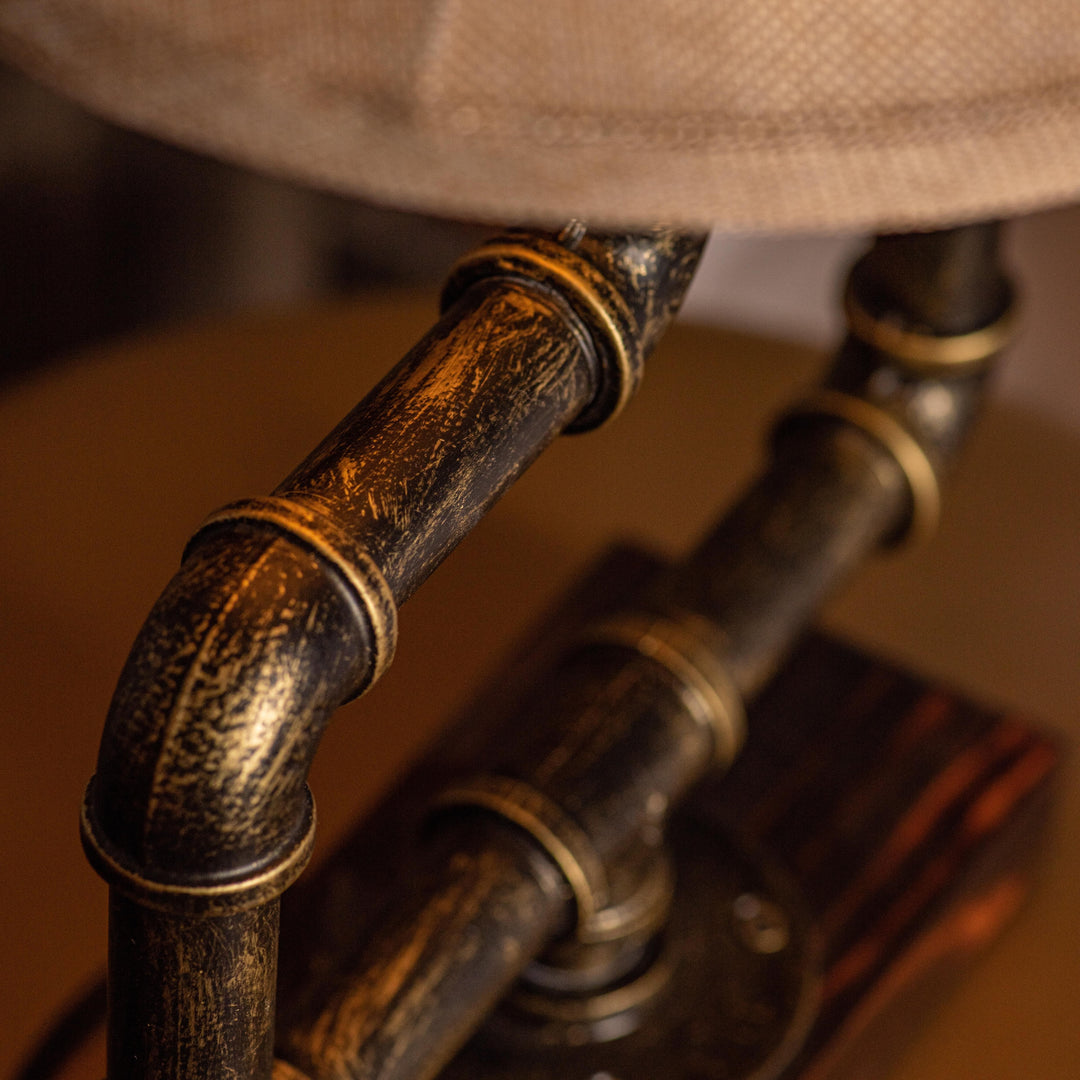 Gleam Steampunk Handmade Vintage Adjustable Pipe Lamp