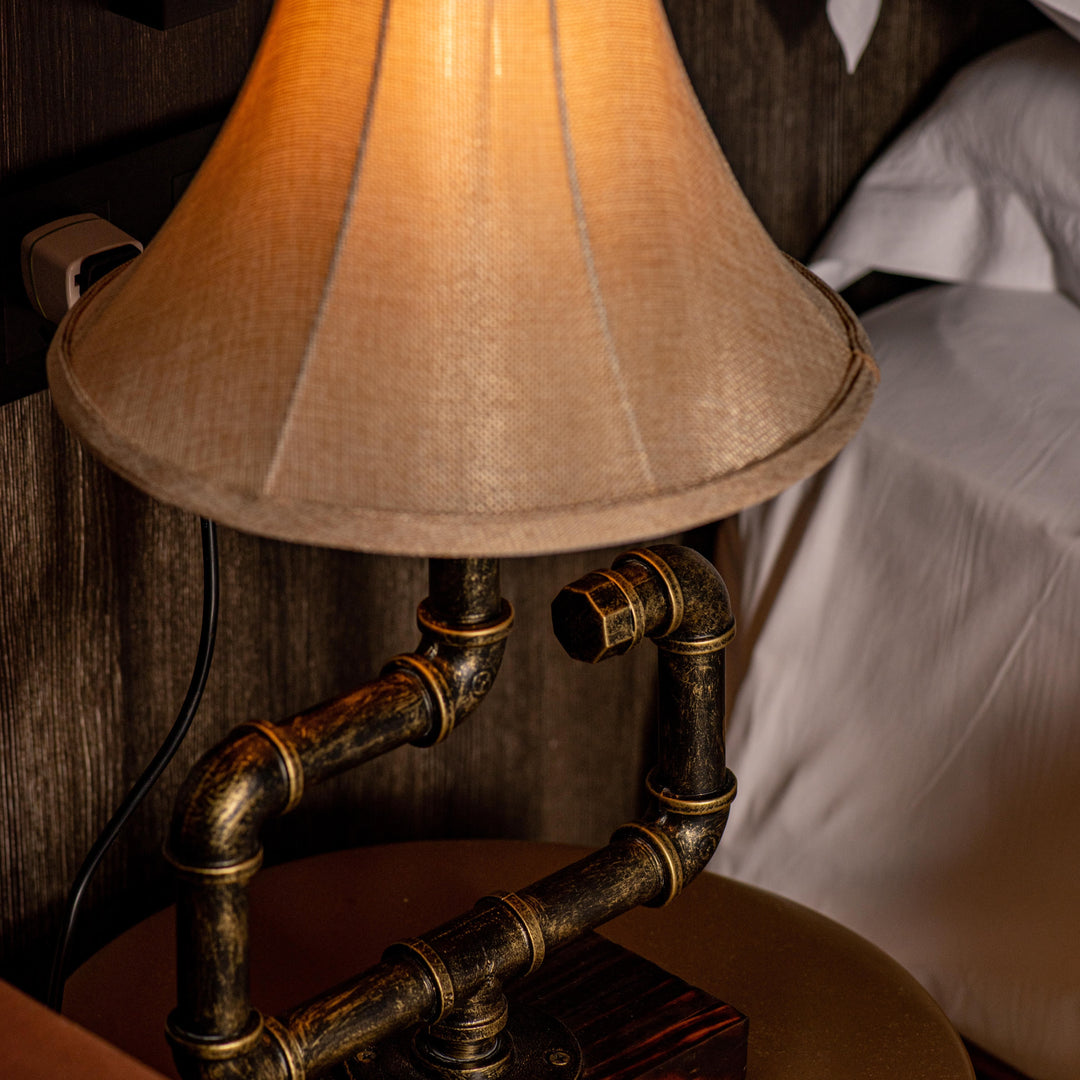 Gleam Steampunk Handmade Vintage Adjustable Pipe Lamp